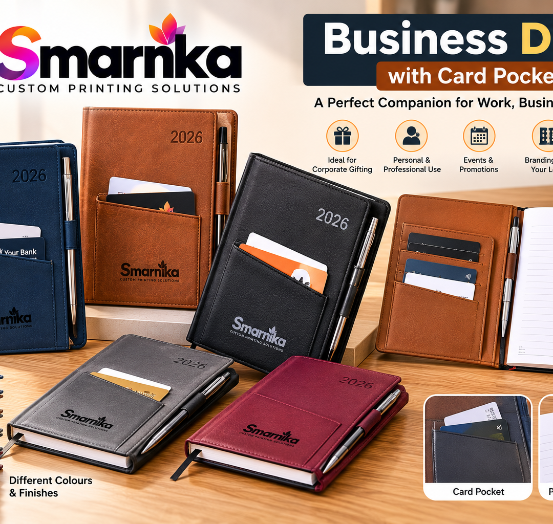 Business Diary with Card Pocket